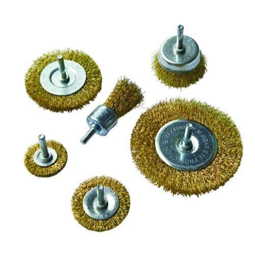 6 Pieces Wire Wheel & Cup Brush Set