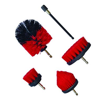 5 Pieces Stiff PolypropyleneBristle Brush Cleaning Set