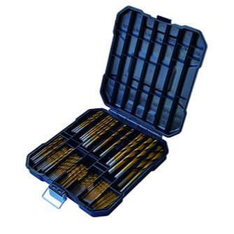 100 Pieces HSS Titanium Drill Bit Set