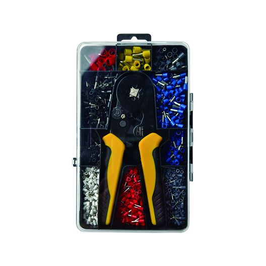 1200 Pieces Wire Terminal Crimping Tool Kit