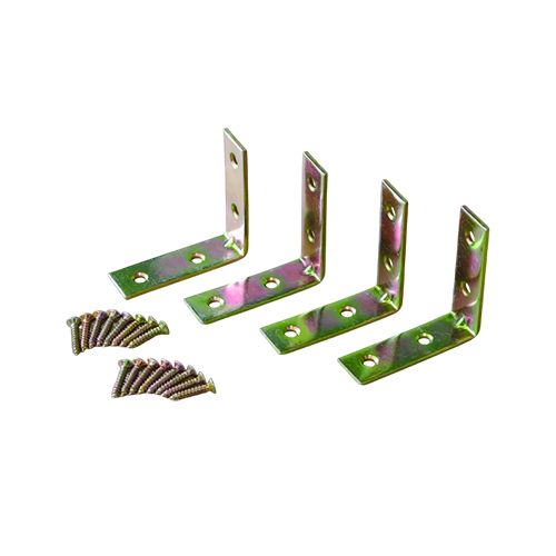 4 Pieces Zinc Plated Corner Braces