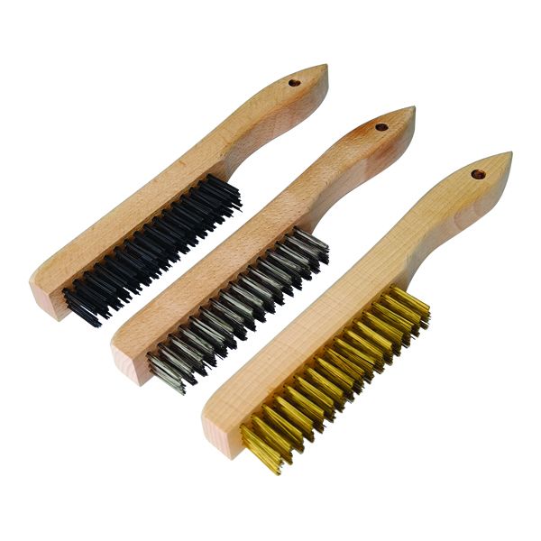 3 Pieces Wire Brush Set