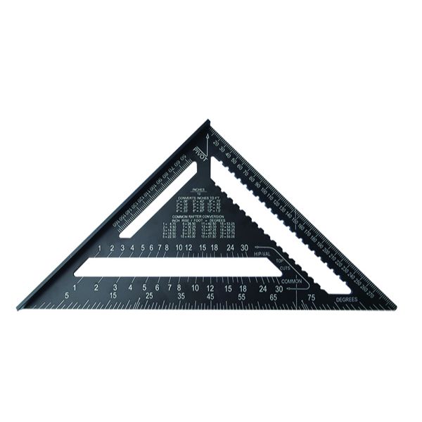 Anodized Aluminum Rafter Square