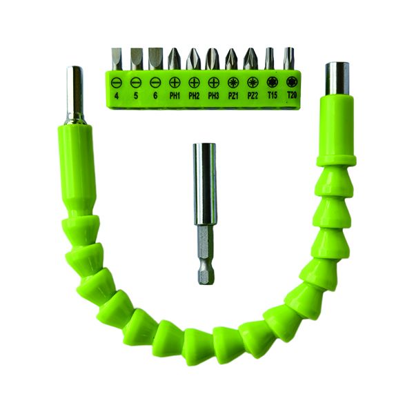 12 Pieces Universal Flexible Shaft And Bit Set
