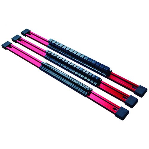 17" 3 Pieces Aluminum Socket Rails