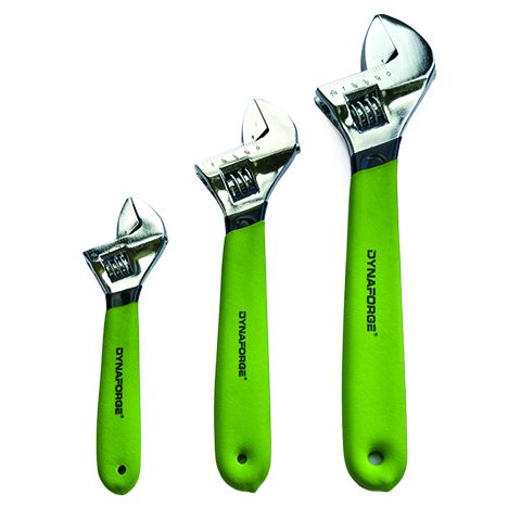 3 Pieces Adjustable Wrench Set
