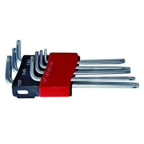 7 Pieces CRV Long Reach Torx Key Set