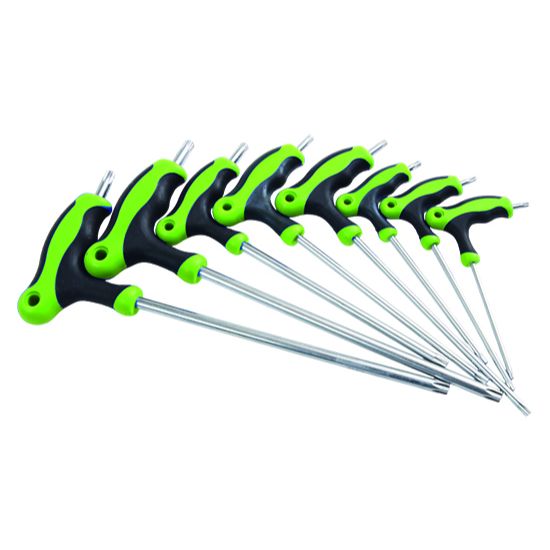 8 Pieces CRV T-Handle Torx Key Set