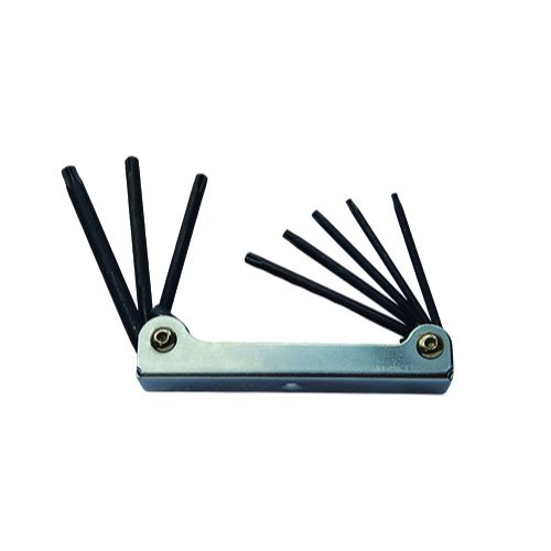8 Pieces Folding Torx Key Set