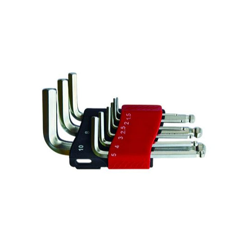9 Pieces CRV Ball End Hex Key Set