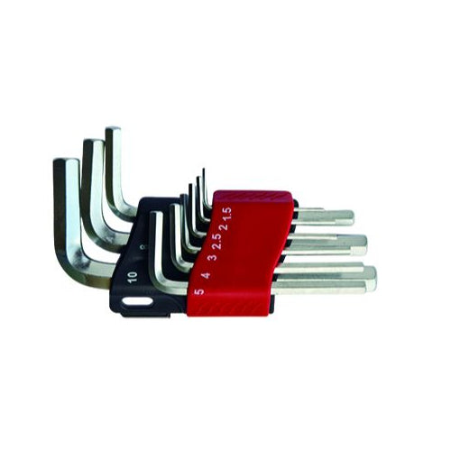 9 Pieces CRV Hex Key Set
